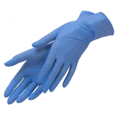 Перчатки нитриловые NitriMax  HIGH RISK особопрочные голубые  1 пара