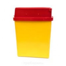 Емкость-контейнер 0,25л для сбора острого инструмента, класс Б (желтый)