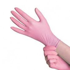 Перчатки нитровиниловые NitriMax розовые XS (50 пар/уп)
