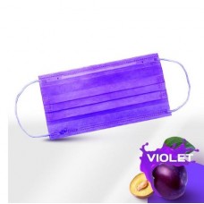 Маска медицинская Фиолетовая из нетканых материалов,нестерильная,одноразовая 50шт/уп