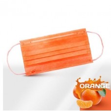 Маска медицинская Оранжевая из нетканых материалов, нестерильная одноразовая 50 шт/уп