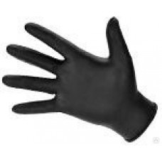 Перчатки нитриловые MediOk черные  (50 пар/уп)