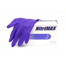 Перчатки нитриловые NitriMax фиолетовые  3,5 гр. 50пар