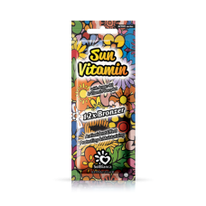 Крем д/загара SolBianka Sun Vitamin12x bronzer 15мл (масло арганы,витамин Е)